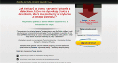 Desktop Screenshot of dzieckozdysleksja.pl