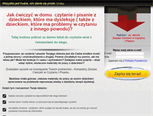 Tablet Screenshot of dzieckozdysleksja.pl